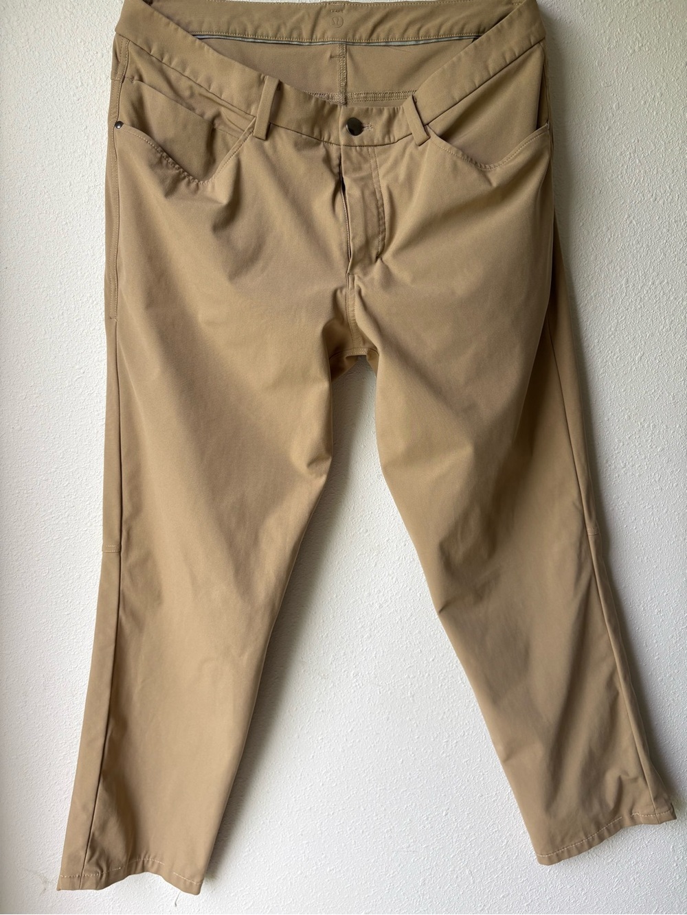 lululemon athletica Men's Khaki Stretch Chinos